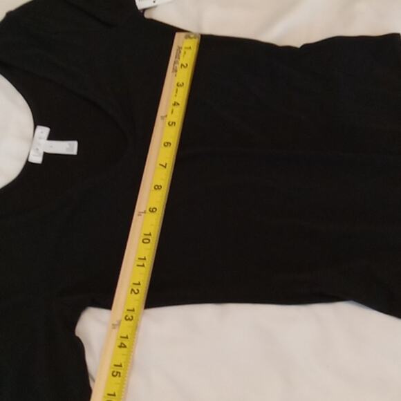 NWT Leith Womens Everyday Bodysuit, Black, Size Small. Minimalist, Stretchy - Picture 6 of 8